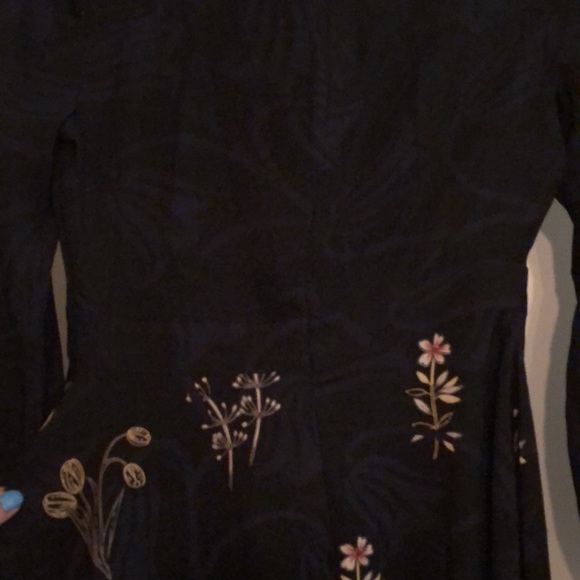 Ann Taylor Loft long sleeve floral dress. 2 Petite - Picture 8 of 13